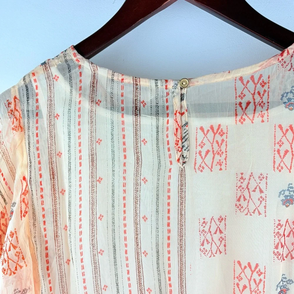 Soft Surroundings Multicolor Patterned Blouse - Picture 11 of 13